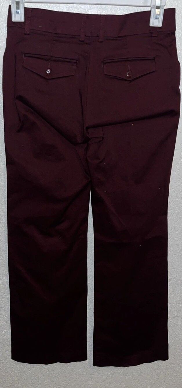 Lee Platinum Label No-Gap Waistband Dress Pants Women’s Sz 2 Short Maroon - Picture 11 of 11